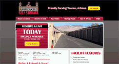 Desktop Screenshot of fortlowellselfstorage.com